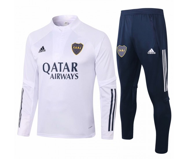 Chándal de fútbol de entrenamiento blanco Adidas Boca Juniors 2020