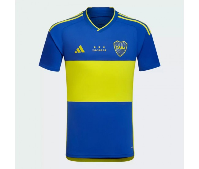 Camiseta de fútbol masculina del 20.º aniversario de Boca Juniors Japón 2003