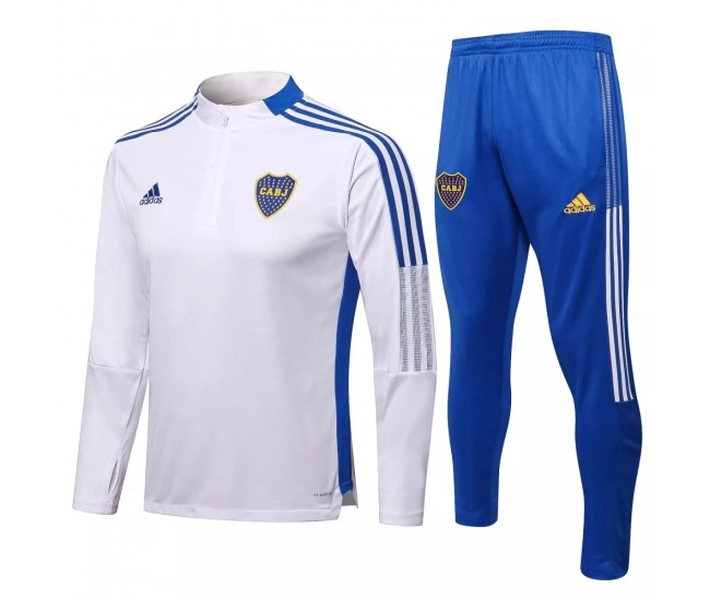 Chandal de fútbol de entrenamiento blanco Boca Juniors 2021-22