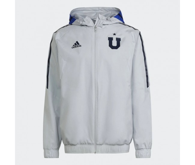 Chaqueta de fútbol para todo clima Universidad de Chile 2022