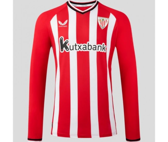 Camiseta de local de manga larga para hombre Athletic Club 2023-24