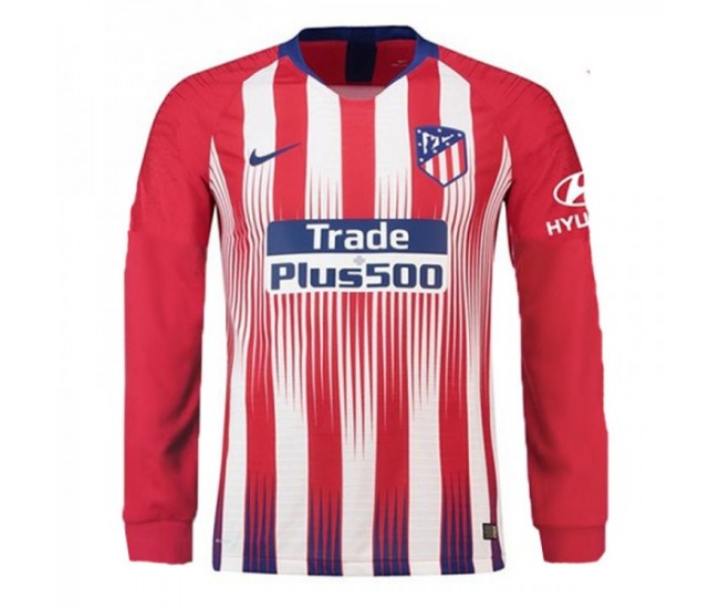 Camiseta de Mangas Largas Atlético de Madrid Home 2018-19