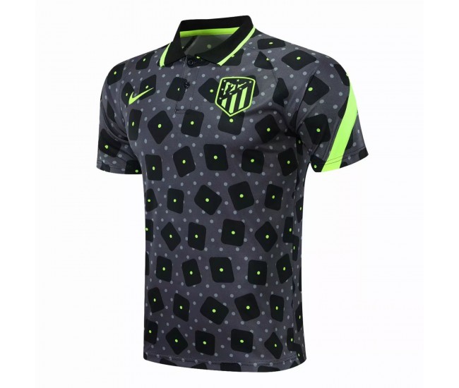 Camiseta Polo Atlético Madrid Gris 2020 2021