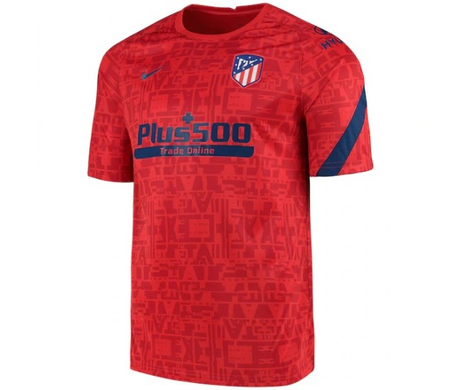 Camiseta de entrenamiento Breathe del Atlético de Madrid Roja 2020 2021