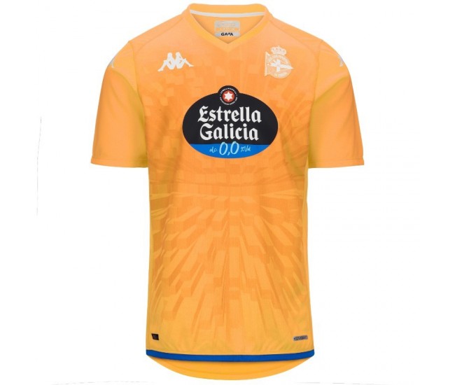 Deportivo La Coruña Camiseta de portero naranja para hombre 2023-24