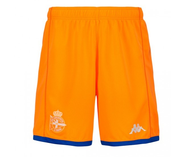 Deportivo La Coruña Pantalón corto de portero naranja para hombre 2023-24