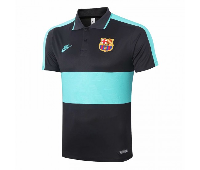 Polo FC Barcelona Negro 2020