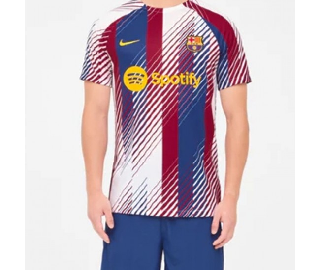 FC Barcelona Camiseta de local previa al partido para hombre 2023-24