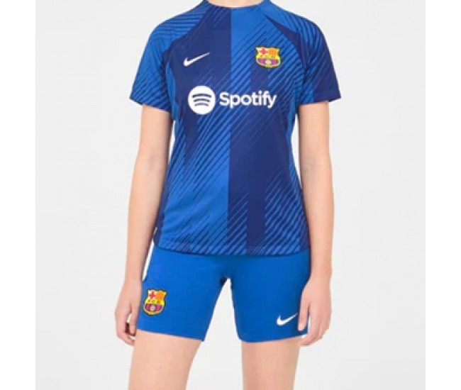 FC Barcelona Camiseta de visitante prepartido para mujer 2023-24