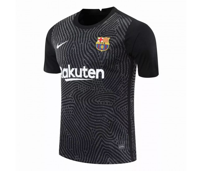 Camiseta Portero Barcelona Negra 2020 2021