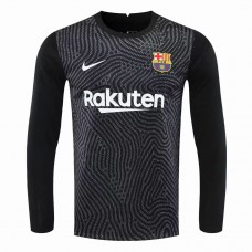 Camiseta de manga larga de portero del Barcelona Negro 2020 2021