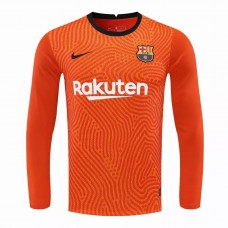 Camiseta Portero Barcelona manga larga naranja 2020 2021