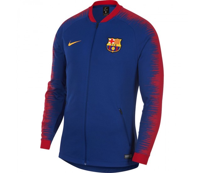 FC Barcelona 2018/19 Chaqueta Anthem Full-Zip - Azul