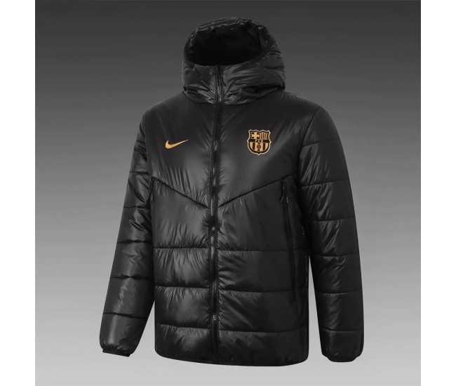 Chaqueta de invierno de entrenamiento Barcelona Negra 2020 2021