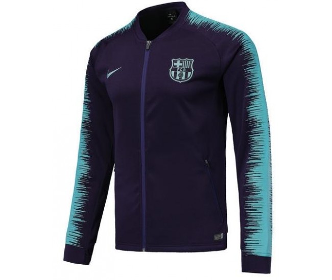 FC Barcelona 2018/19 Chaqueta con cierre completo Anthem - Azul oscuro