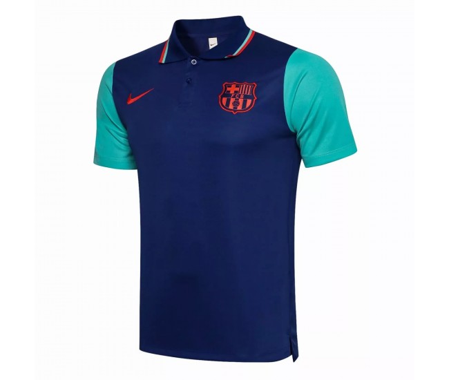 Polo azul FC Barcelona 2021