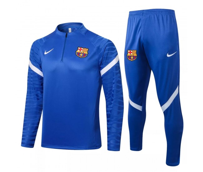 Chándal técnico de fútbol de entrenamiento azul FC Barcelona 2021-22