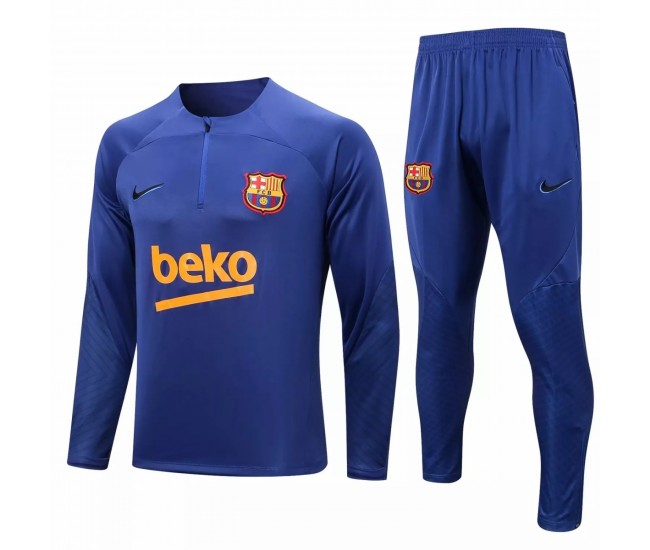 Chandal tecnico de futbol azul FC Barcelona 2022-23