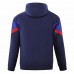 FC Barcelona Hombre AWF Raglan Chaqueta con Capucha Azul 23-24