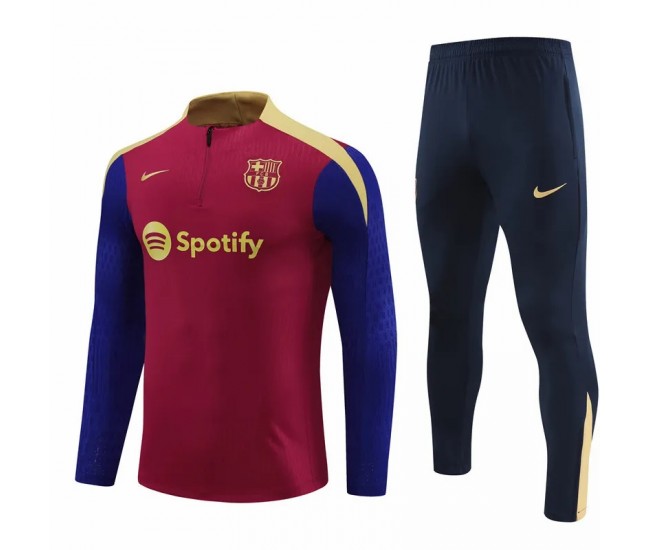 Chándal técnico de fútbol de entrenamiento rojo para hombre del FC Barcelona 2024-25