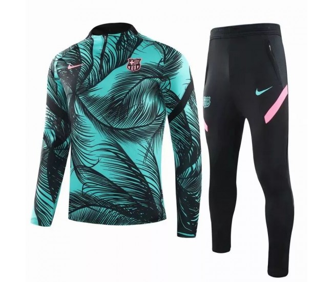 Chándal técnico de entrenamiento de fútbol FC Barcelona Verde 2020 2021