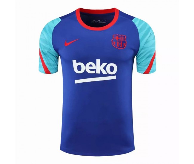 Camiseta de entrenamiento del FC Barcelona azul 2021