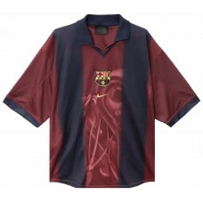 Camiseta retro de esqueleto para hombre del FC Barcelona X Travis Scott 20-21