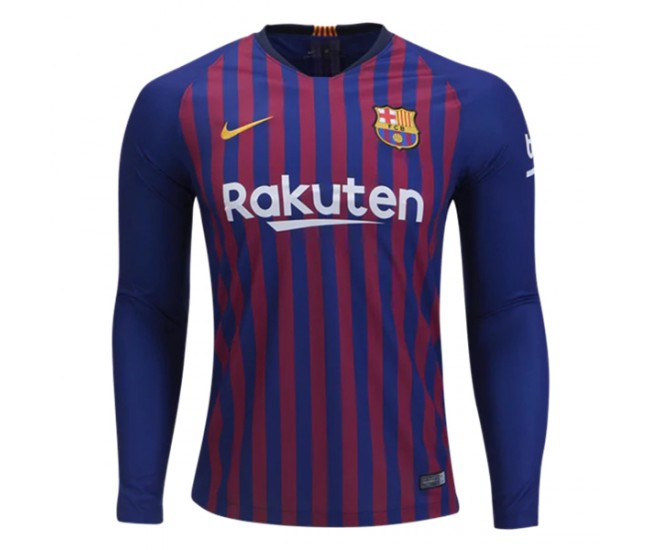 BARCELONA 2018-2019 manga larga Home Camiseta 