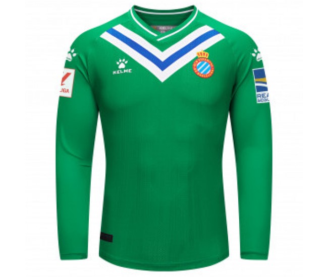 RCD Espanyol Tercera Camiseta de portero de manga larga verde para hombre 2023-24