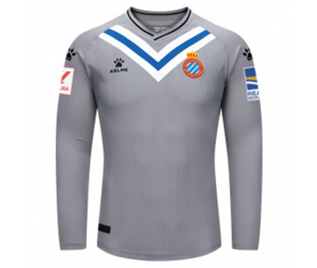 RCD Espanyol Tercera Camiseta de portero de manga larga gris para hombre 2023-24