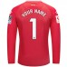 RCD Espanyol Tercera Camiseta roja de portero de manga larga para hombre 2023-24