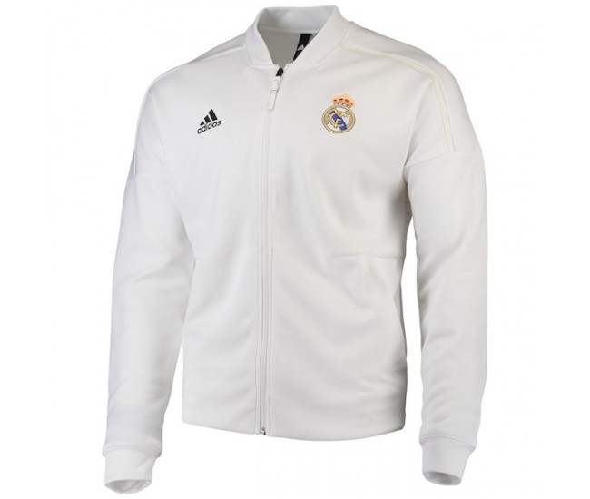 Real Madrid Himno Full-Zip Blanco Z.N.E. Chaqueta