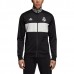 Real Madrid Cremallera completa de tres rayas   Blanco/negro   Chaqueta deportiva