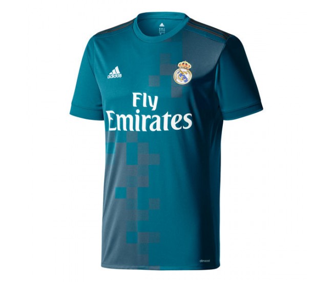 Real Madrid adidas 2017/18 Tercera réplica de Camiseta en blanco - verde azulado