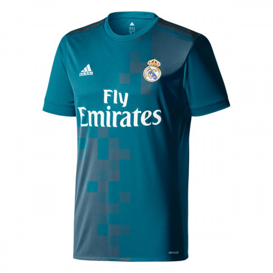 Real adidas 2017/18 Tercera réplica de Camiseta blanco - verde azulado