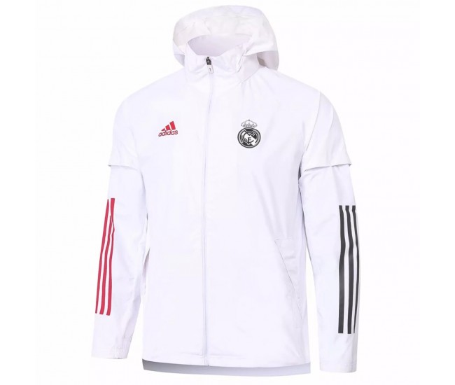 Chaqueta All Weather Real Madrid Hombre Blanca