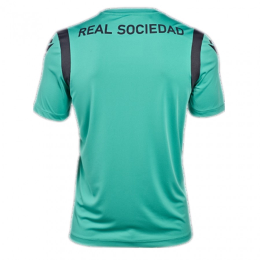 Real Sociedad Portero Camiseta de Fútbol 2020 - 2021. Sponsored by