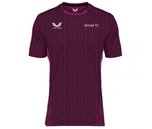 Sevilla Jersey de entrenamiento morado para hombre 2023-24