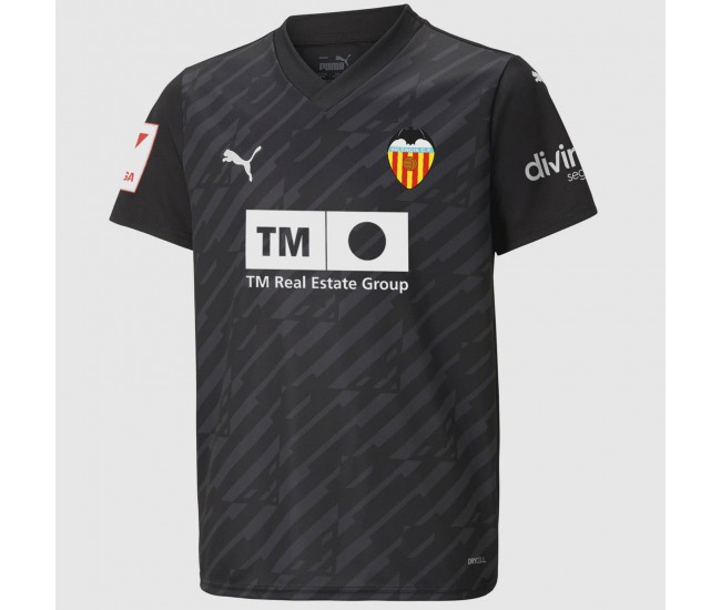 Valencia CF Camiseta de portero negra para hombre 2023-24