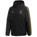 Chaqueta de entrenamiento de invierno del Real Madrid negra