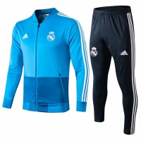 Chándal azul de fútbol presentación del Real Madrid 2019/20