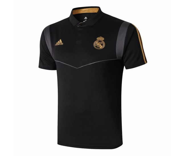 Polo de entrenamiento Real Madrid negro 2019/20