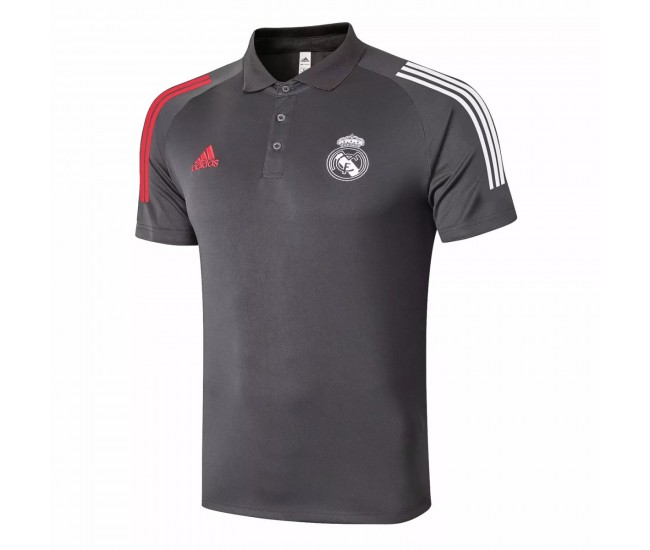 Polo de entrenamiento real madrid gris 2020