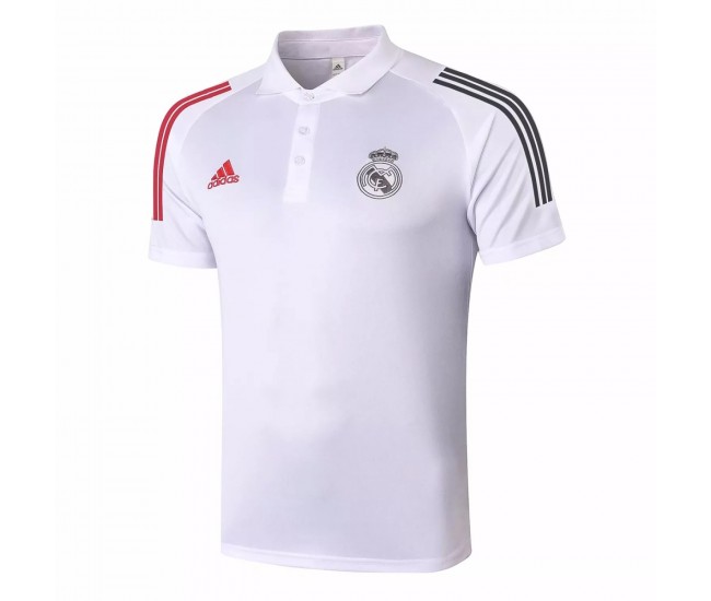 Polo de entrenamiento blanco real madrid 2020