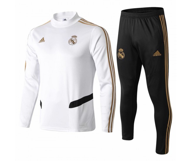Chándal técnico de entrenamiento Real Madrid de fútbol blanco 2019/20