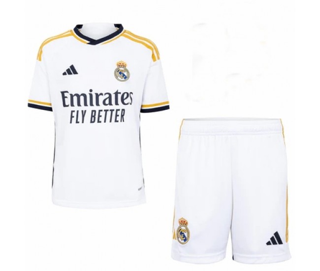 Real Madrid Kit de hogar para niños 2023-24