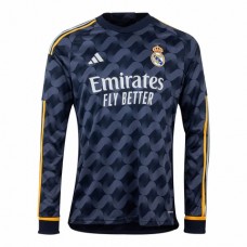Real Madrid Camiseta de visitante de manga larga para hombre 2023-24