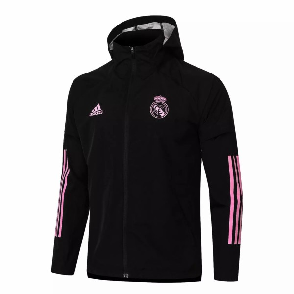 Chaqueta Real Madrid All Weather Windrunner Negro Rosa 2020