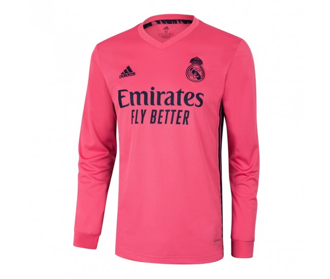 Camiseta de manga larga de la 2a equipación del Real Madrid 2020 2021
