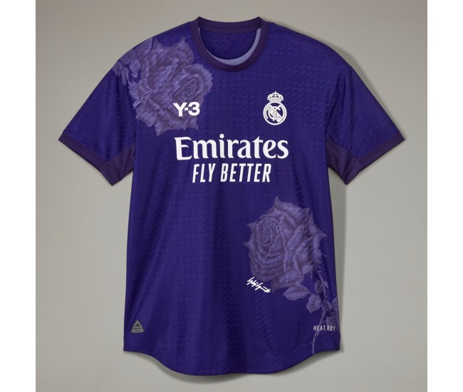 Real Madrid Cuarta camiseta morada oscura para hombre 23-24